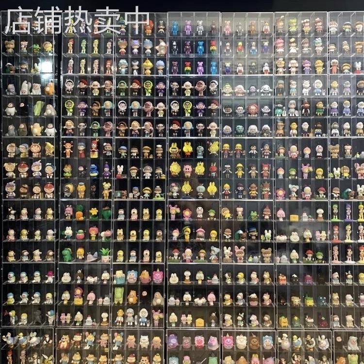 斜面格子样品糖果亚克力货架展架首饰文具店单双面展示货架厂家