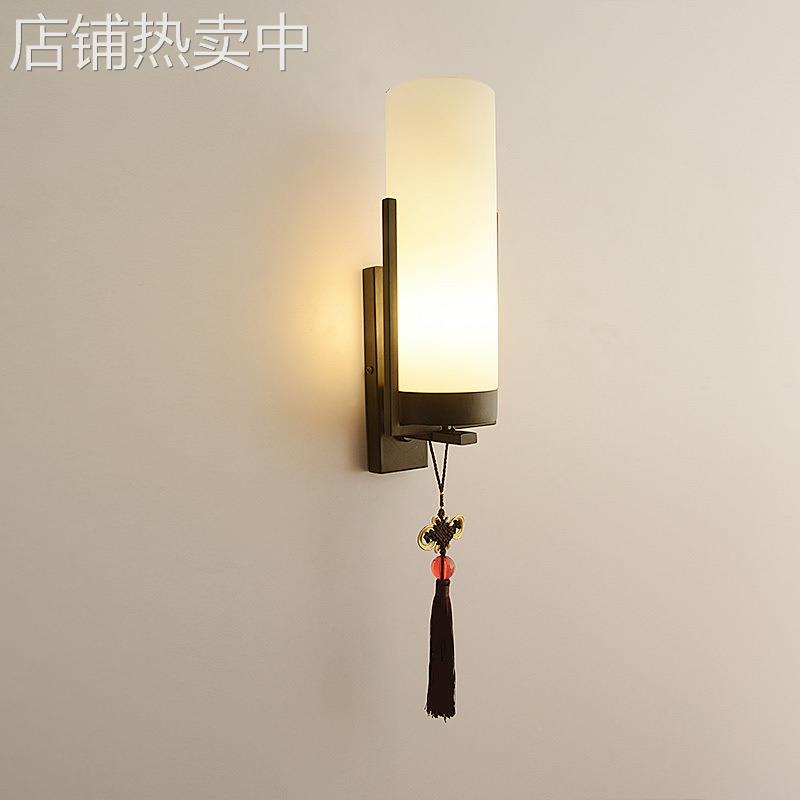 新中式壁灯现代简约客厅电视背景墙酒店工程会所走廊卧室床头灯具
