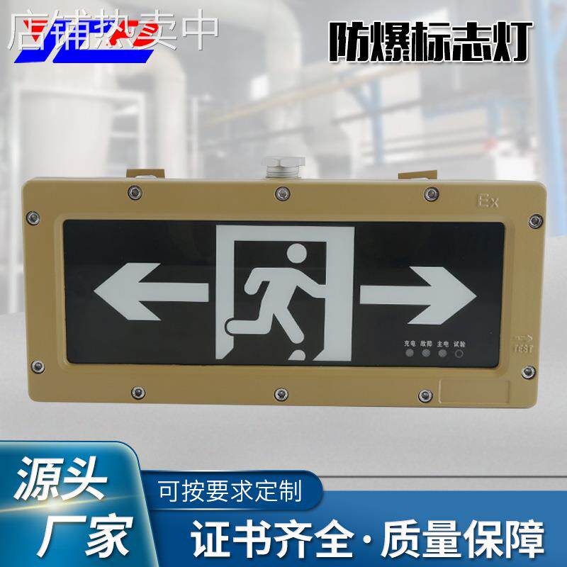 BYY防爆标志灯防爆安全出口标志灯LED防爆双头LED应急灯