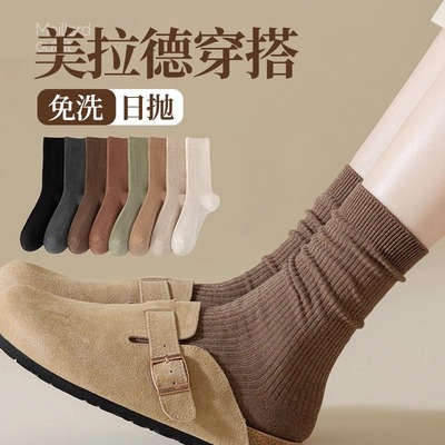 10双一次性袜子女堆堆袜免洗防滑