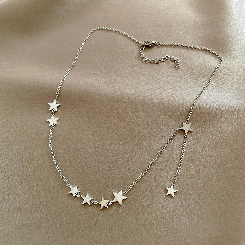 那片海甜酷星星项链女