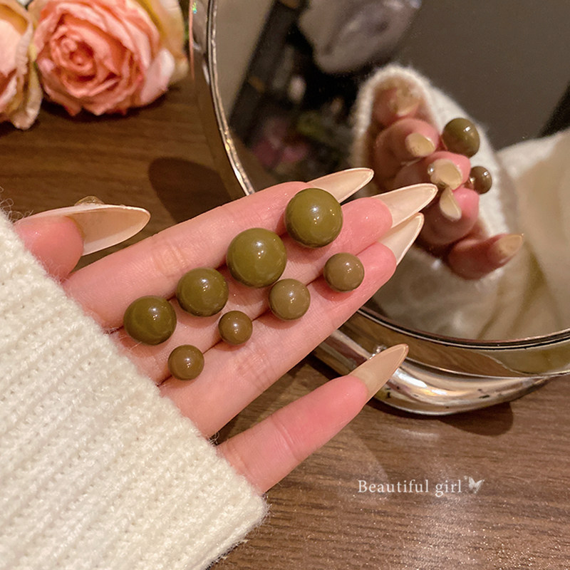 气质高级感馒头珠珠耳钉女简约百搭耳环2026新款爆款网红时尚耳饰,饰品/流行首饰/时尚饰品新,耳钉,淘宝优惠券,粉丝福利购,淘宝优惠卷