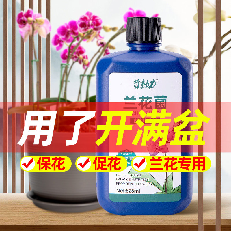 速发兰灵王兰花肥料营养液叶面肥em菌蝴蝶兰肥君子兰建兰墨兰