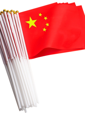 杰利小国旗手摇旗手持小学生