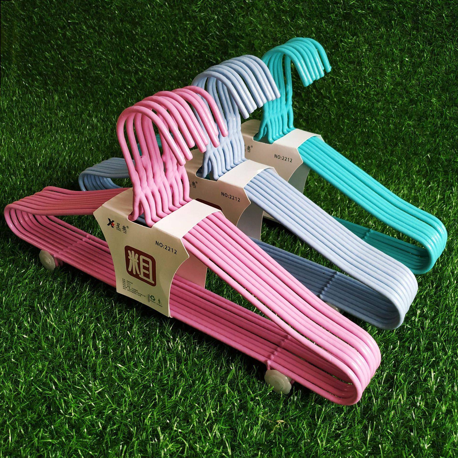 8支装45公分加粗衣架日用百货加粗衣撑子2212衣架