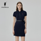 保罗polo裙2024夏季 新款 女士修身 POLOWALK 显瘦气质短袖 连衣裙