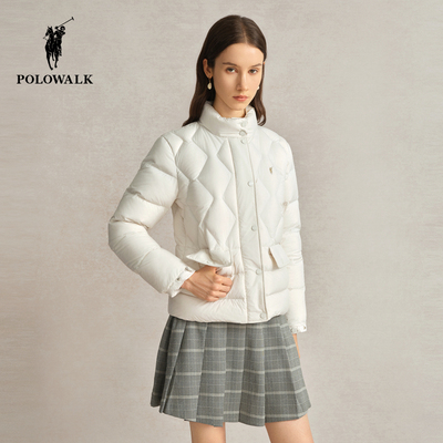 商场同款轻薄羽绒服时尚立领外套