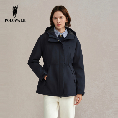 POLOWALK冬季新品连帽羽绒服外套