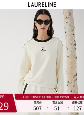 LAURELINE/洛瑞琳宽松舒适上衣2023年秋季新款慵懒风不挑人设计女