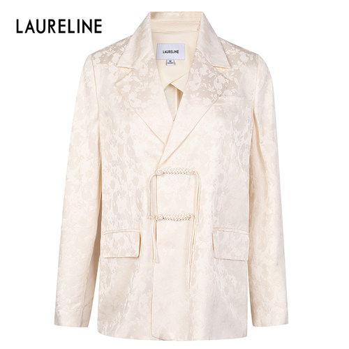 LAURELINE/洛瑞琳简约高级国风外套年春季新款气质优雅上衣女