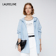 百搭连帽衬衣女宽松休闲衬衫 LAURELINE 时尚 新款 洛瑞琳2025夏季