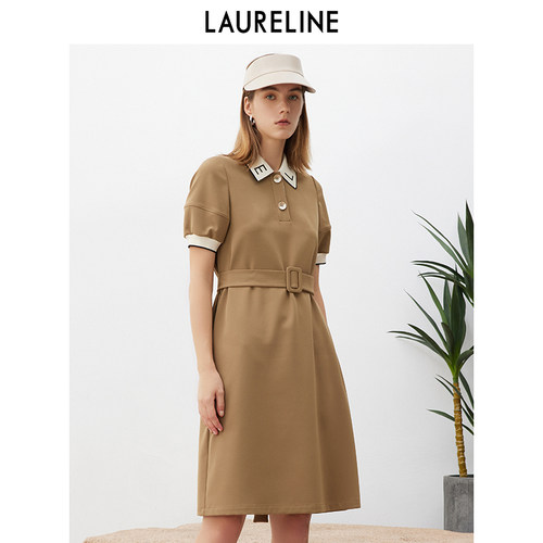 LAURELINE/洛瑞琳梭织连衣裙