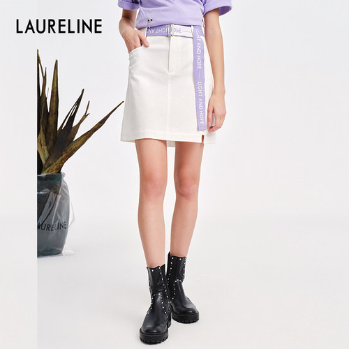LAURELINE/洛瑞琳减龄精致短半裙夏季新款别致绝美气质裙子女