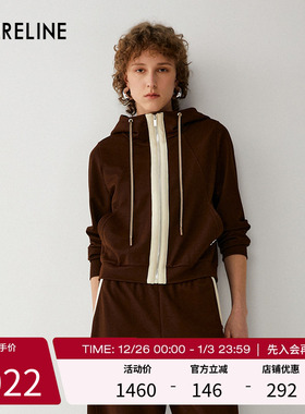 LAURELINE/洛瑞琳年秋季百搭简约短款外套女通勤运动休闲上衣