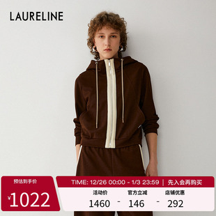 外套女通勤运动休闲上衣 百搭简约短款 LAURELINE 洛瑞琳年秋季