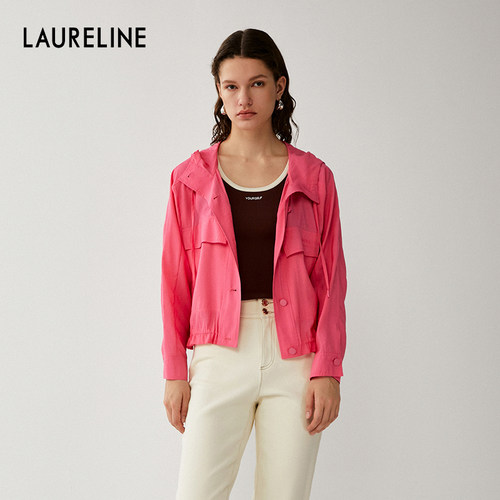 LAURELINE/洛瑞琳年秋季新款百搭简约外套女优雅气质上衣女