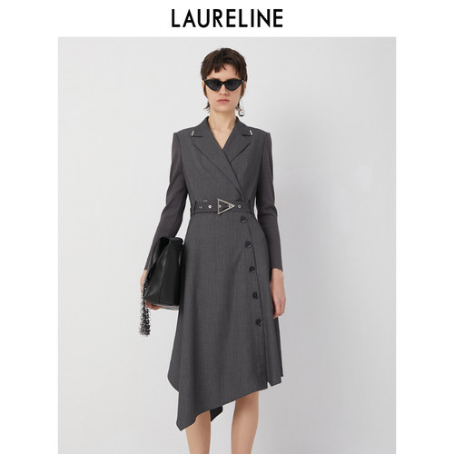 LAURELINE/洛瑞琳梭织连衣裙
