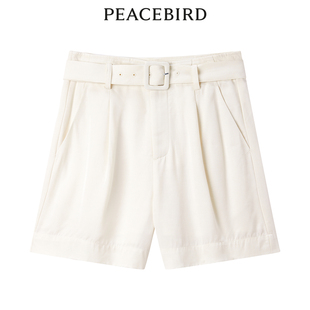 太平鸟女装年夏季高腰阔摆短裤A1GCD2352