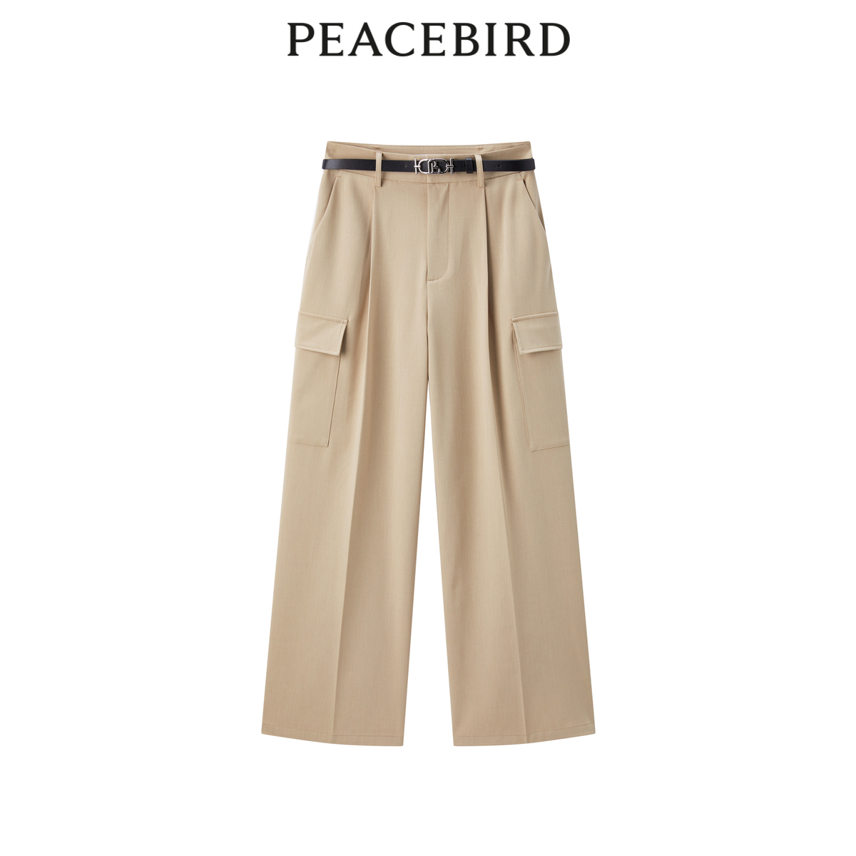 斯文PEACEBIRD/太平鸟直筒工装裤