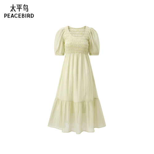 太平鸟女装夏季时尚法式风度假打揽连衣裙A1FAE255641
