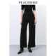 简约气质垂感阔腿休闲裤 太平鸟女装 春季 女A1GBE1212