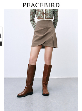 【商场同款】太平鸟女装年春季新款结构短裙A1GEE1213