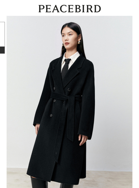 太平鸟女装款全驼绒气质精奢大衣A1AAD4345