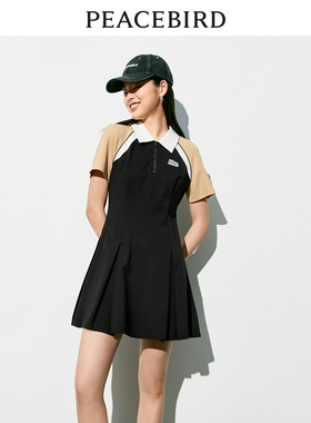太平鸟女装年夏季美式插肩连衣裙A3FAD2418