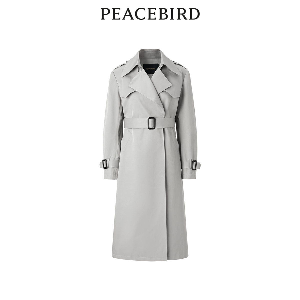PEACEBIRD/太平鸟长款品质风衣
