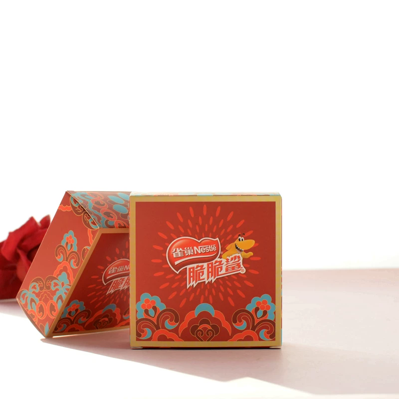 脆脆鲨巧克力味涂层威化饼干结婚生日伴手礼零食礼盒2枚装/4枚装