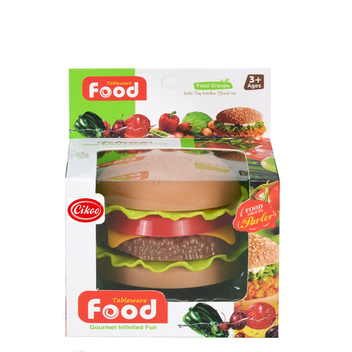 Cikoo可拆装汉堡热狗过家家套餐