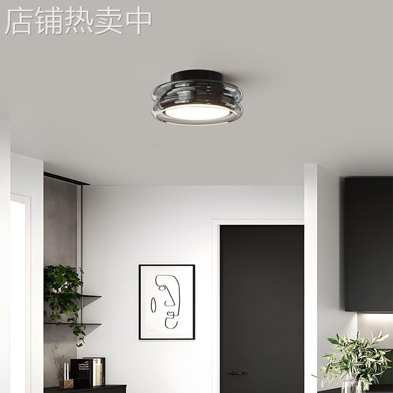 意式风极简吸顶灯走廊灯过道灯玄关灯入户灯阳台灯具
