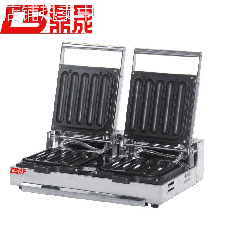 鼎晟电热奶油玉米香酥烤肠机法式玛芬热狗机五管牛奶棒商用压烤机