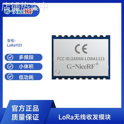 CE/FCC LR1121方案开发 sub-GHz 2.4GHz卫星频段射频模块LoRa1121
