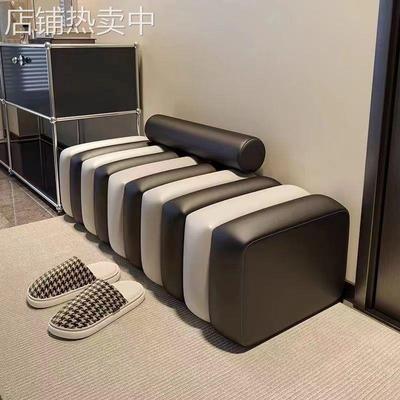 入户门口换鞋凳新款小户型客厅家用设计师长条沙发凳创意个性长凳