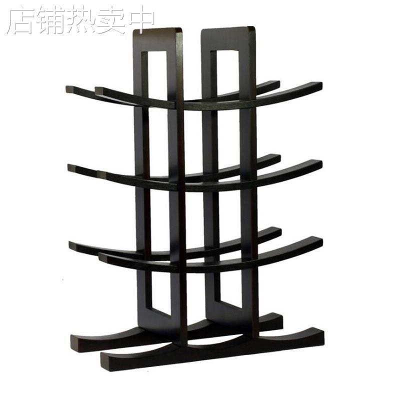 源头工厂简约时尚复苏欧式创意木质红酒架摆件现代简约竹制酒架七