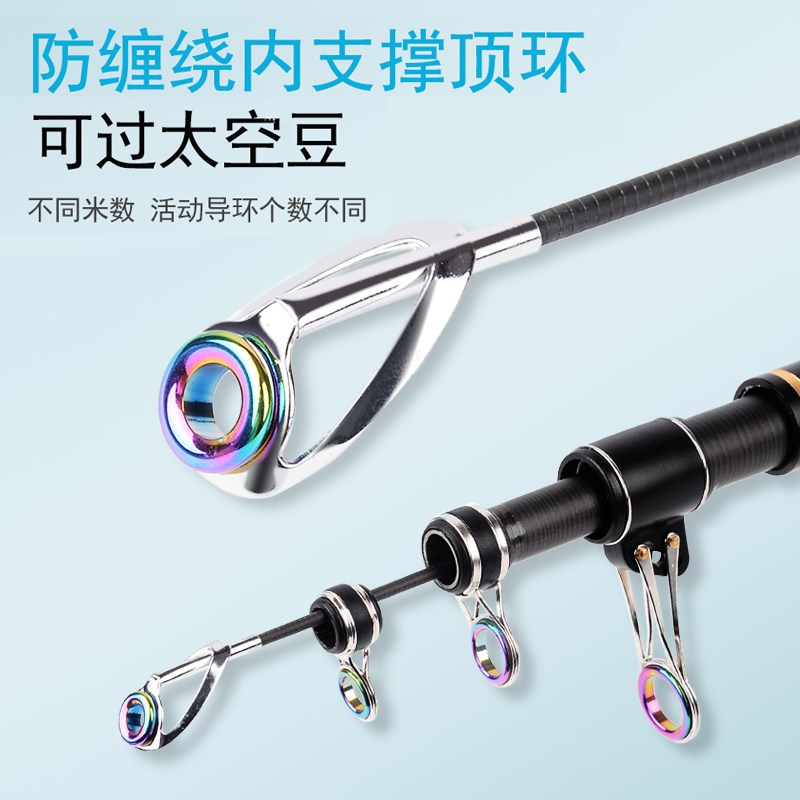 欧鲤钓伸缩长节远投竿碳素超v硬海竿套装远投杆海钓鱼杆抛竿4.5米