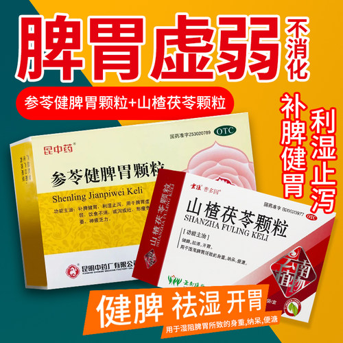 【昆中药】参苓健脾胃颗粒10g*10袋/盒