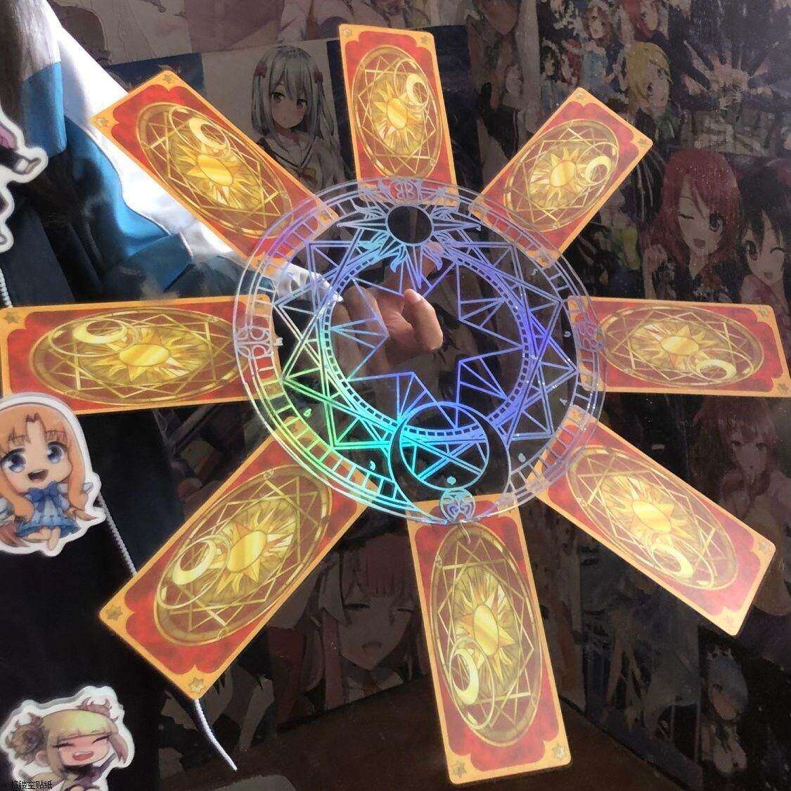 转盘舞道具百变小樱魔法阵小樱转COSPLAY配件/
