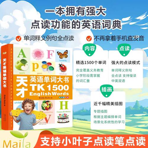 天才英语单词大书幼儿英语