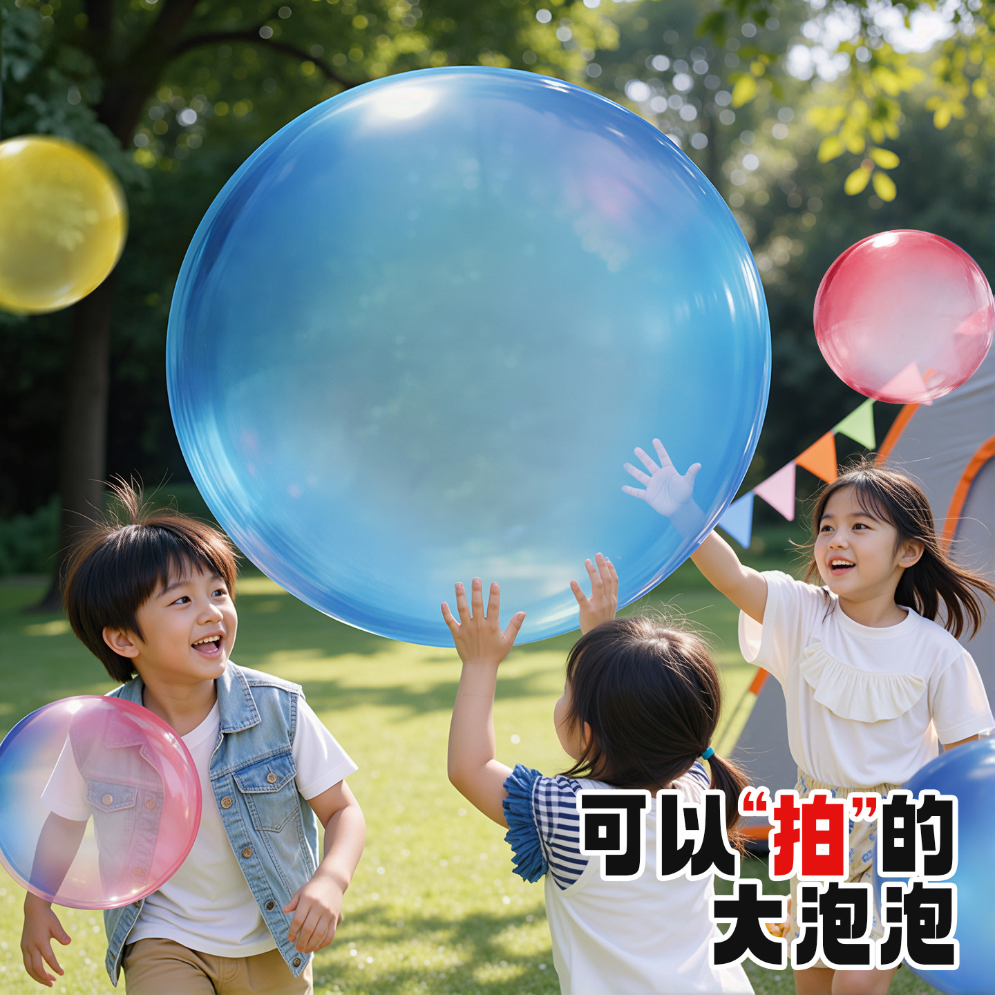 泡泡胶儿童无毒户外给力比利吹泡泡玩具解压儿童男女孩3-6岁礼物