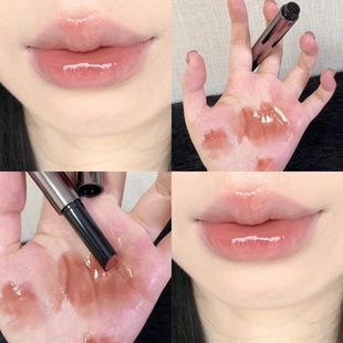 美得毫不费力 水光感低饱和素颜口红水润唇膏唇蜜 美女口水色
