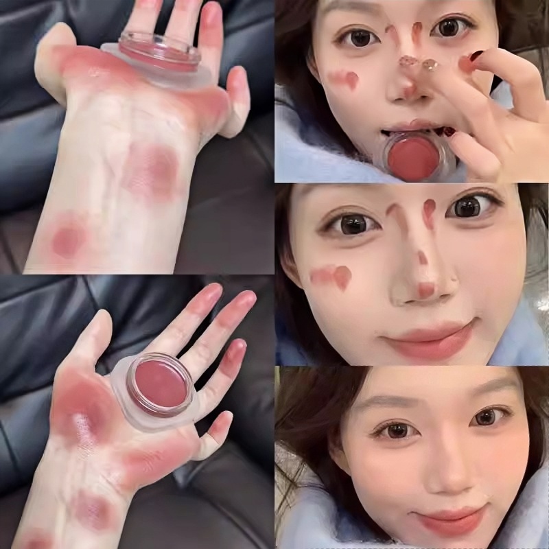 裸咖棕亚裔感！多用膏口红腮红