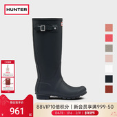 经典 惠灵顿英伦雨靴户外露营雨鞋 涉水鞋 HUNTER女鞋 防水长筒靴胶鞋