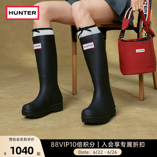 HUNTER雨靴成人经典惠灵顿高筒靴2.0英伦雨鞋户外防水长筒靴女靴