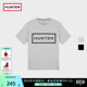 HUNTER女士LOGO字母印花T恤女子上装 T恤 简约舒适休闲圆领打底短袖