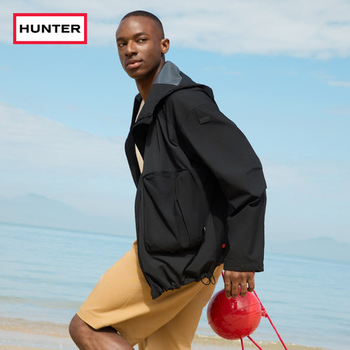 HUNTER男士口袋连帽短外套