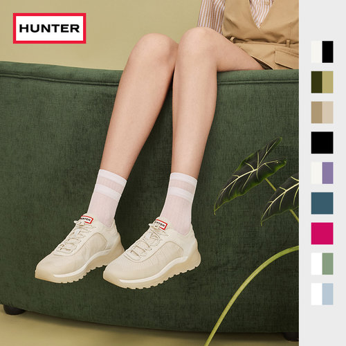 Hunter女鞋跑步鞋拼接撞色徒步鞋
