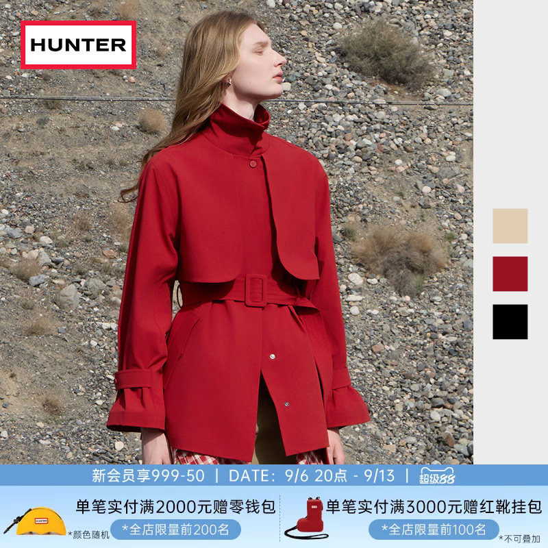 HUNTER防泼水短款风衣图片