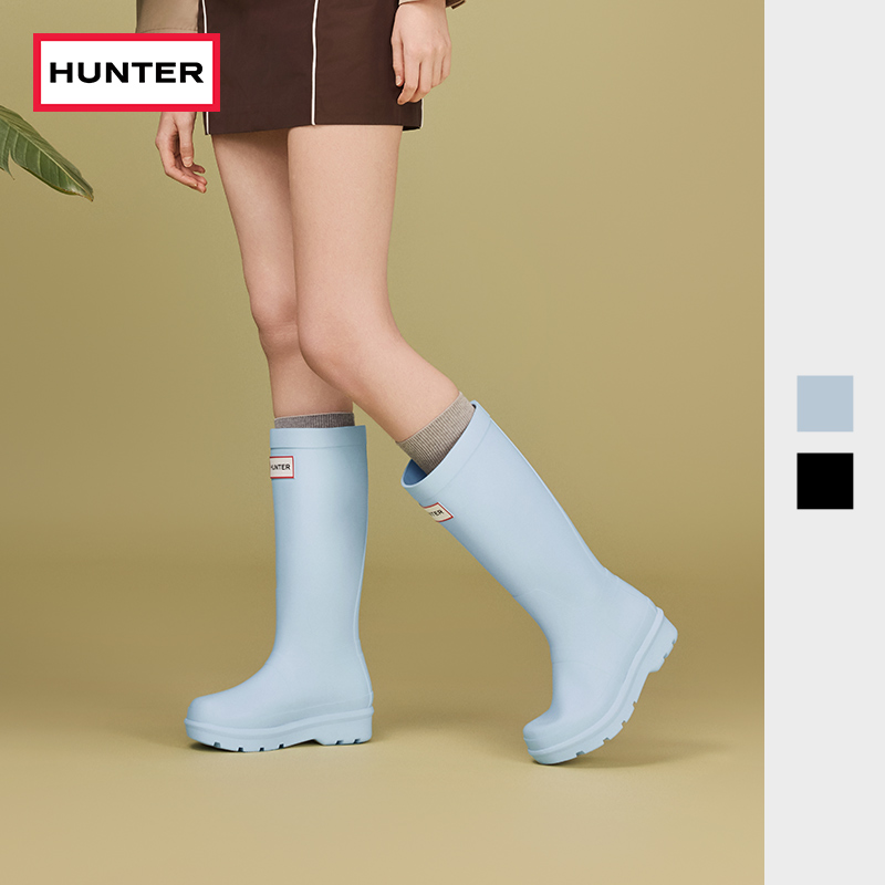 HUNTER雨靴移动绿洲成人经典惠灵顿高筒靴2.0英伦雨鞋长筒靴女靴